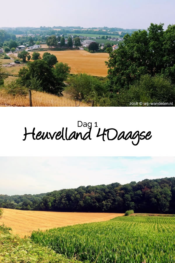 Heuvelland 4Daagse 2018, dag1. Vier dagen wandelen vanuit Berg en Terblijt door het Limburgse heuvelland.