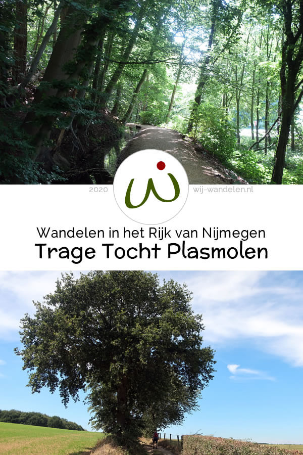 Trage Tocht Plasmolen is een topwandeling (13 km) door het glooiende landschap rondom de Sint Jansberg