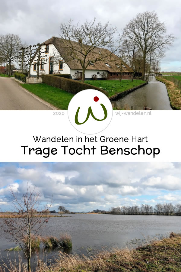 Trage Tocht Benschop - Een landelijke wandeling (12km) door natuurgebied Willeskop in het Groene Hart en de Lopikerwaard.