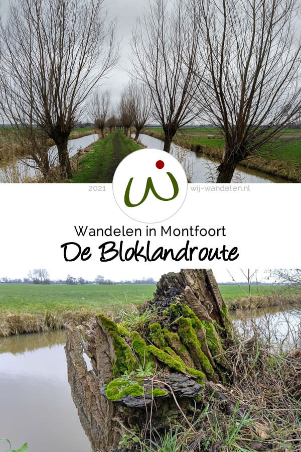 De Bloklandroute (8km) is een wandeling rondom het stadje Montfoort (Utr). Stilte in de weidse polders, struinen over de Tiendweg.