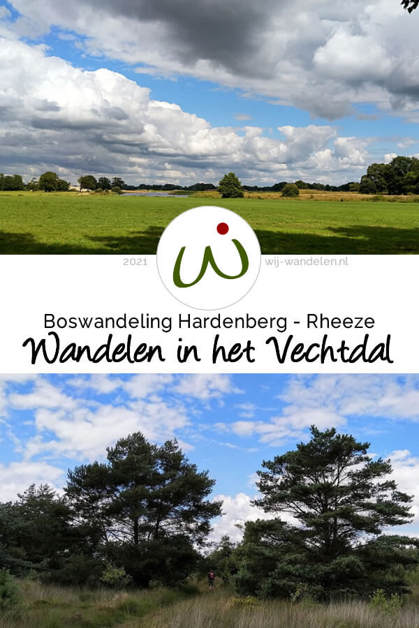 Boswandeling (13 km) rondom Hardenberg en buurtschap Rheeze | Wandelen in het Vechtdal | Boswachterij Hardenberg