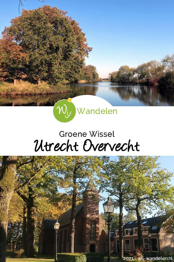 De Groene Wissel Utrecht Overvecht (16km) is een wandeling vanuit Utrecht langs 3 forten, door de polder, Groenekan en Blauwkapel