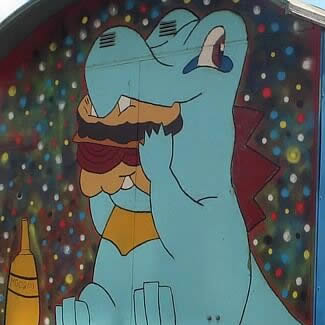 Bij de Spoorzone nabij de Hall of Fame zag ik deze aanhanger