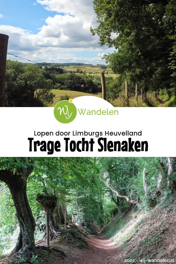 De Trage Tocht Slenaken (16km) is een grensoverschrijdende topwandeling door het Zuid-Limburgse heuvelland