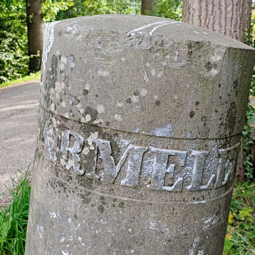 Oude grenspaal Oude grenspaal