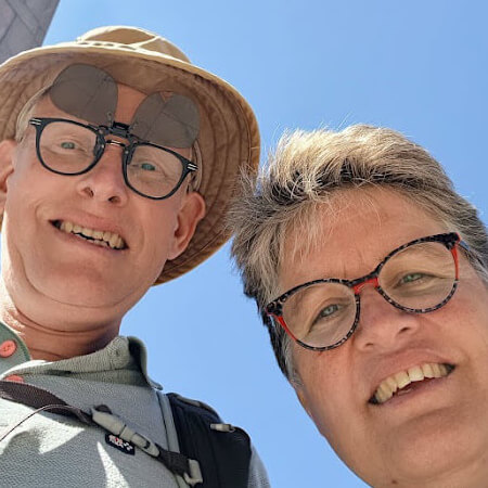 Een selfie bij de Gëlle Fra op het Place de la Constitution Een selfie bij de Gëlle Fra op het Place de la Constitution
