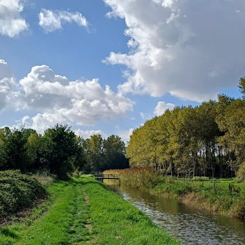 Wandelen langs het water Wandelen langs het water