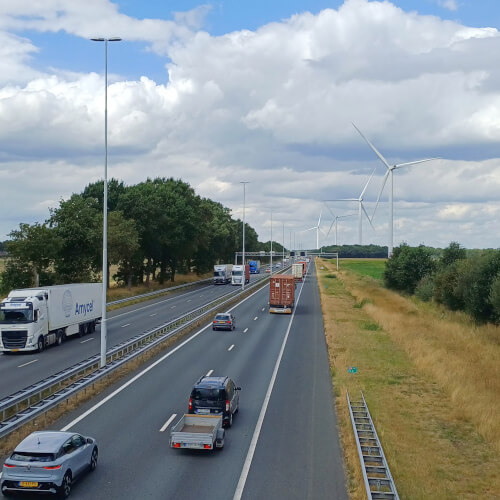 Voor de tweede keer steek ik de A58 over Voor de tweede keer steek ik de A58 over