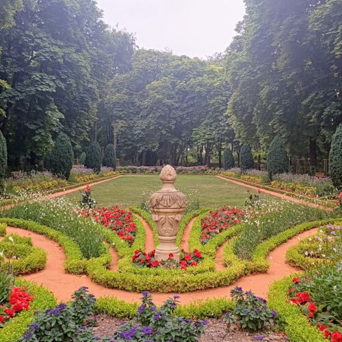 De tuin van het Rococo Paviljoen De tuin van het Rococo Paviljoen