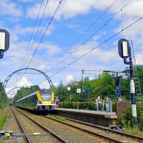 En dan ben ik terug bij station Hollandsche Rading