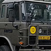 Militaire voertuigen op het terrein vd Kazerne
